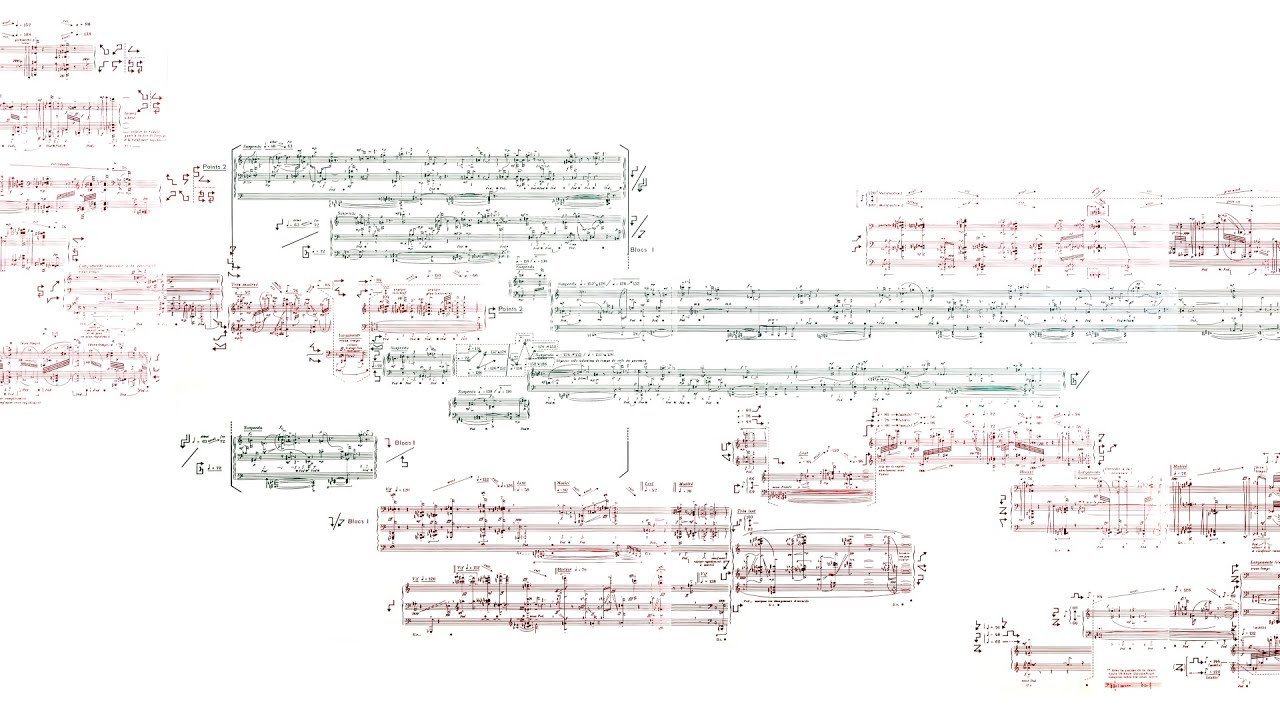 Pierre Boulez - Piano Sonata No. 3 (1955-57) [with score]