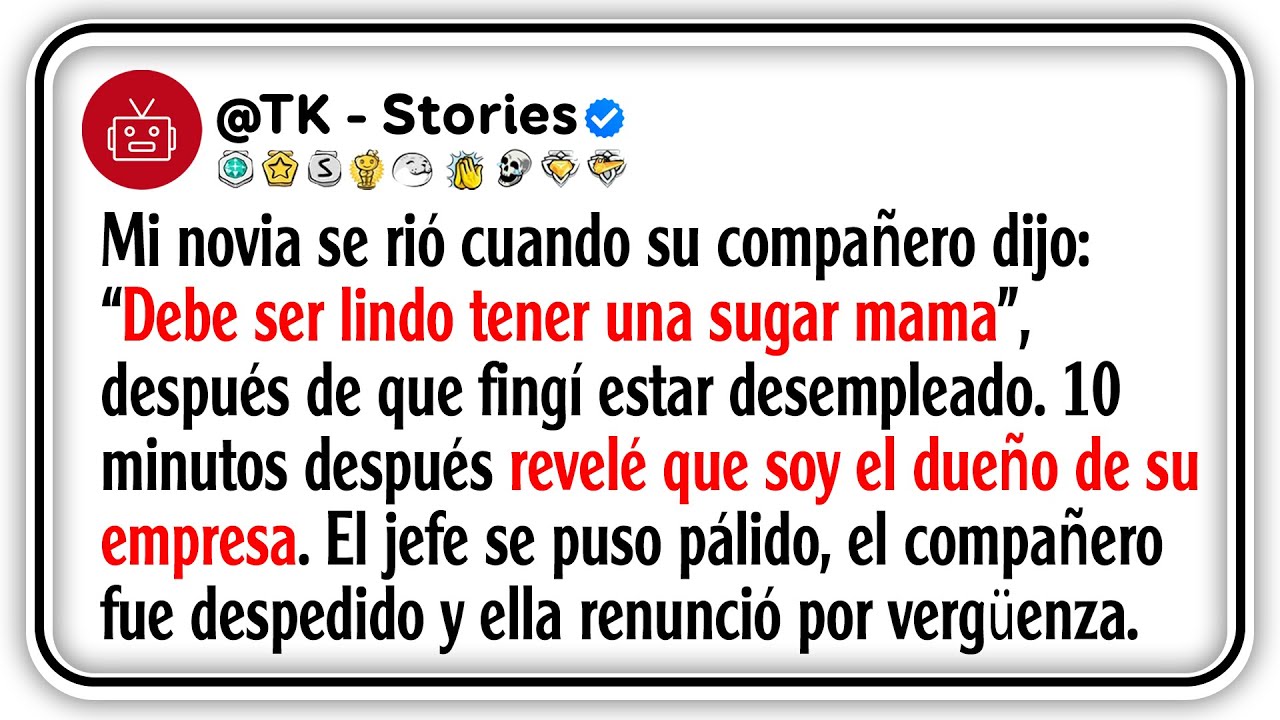 Mi novia se rió cuando su compañero dijo: “debe ser lindo tener una sugar mama”, después de que...