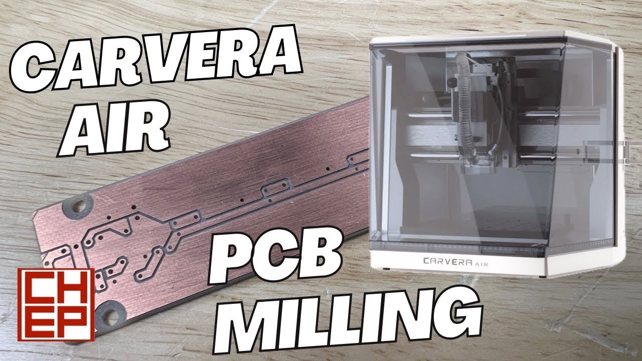 Carvera Air CNC Test - PCB Milling