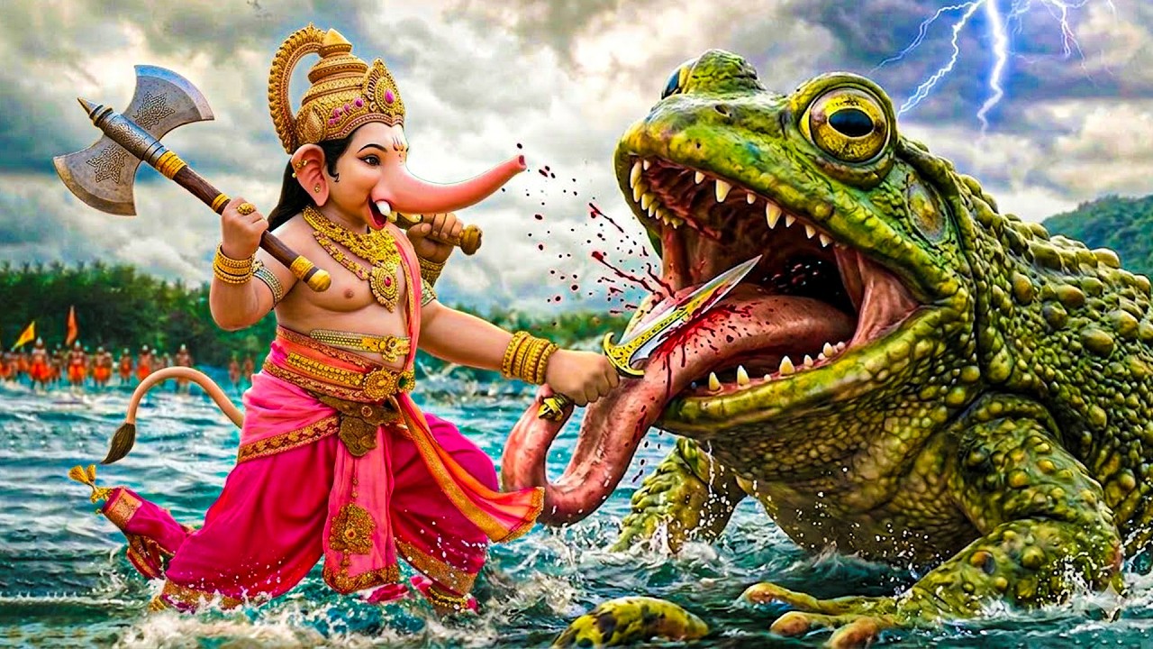 मेंढासुर तेरी जीभ आज मुख से अलग कर दूंगा,वध करूँगा | Vighnaharta Ganesh | Jai Ganesh