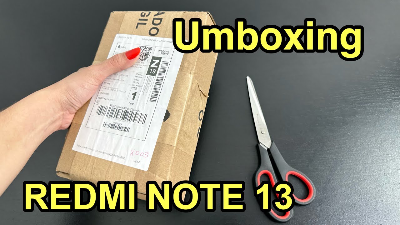 COMPREI XIAOMI REDMI Note 13 na AMAZON olha só como veio... umboxing * fui bem sincera*