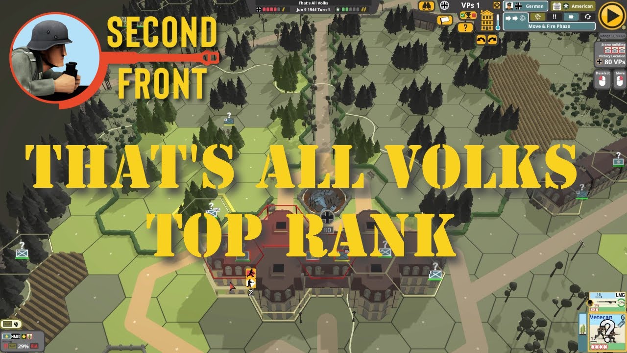 [SECOND FRONT] That's all folks TOP RANK gameplay