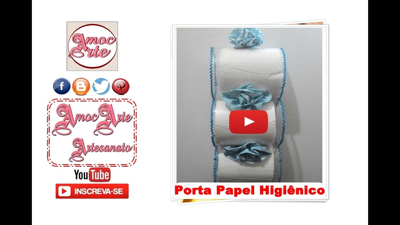 Diy - Porta Papel Higiênico de pet - AmocArte Artesanato