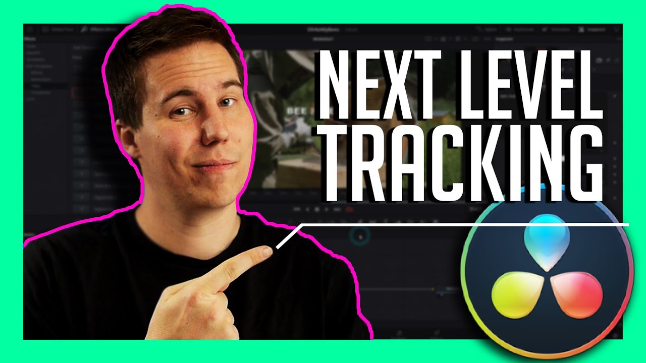 EASY WAY TO TRACK TITLES AND CALLOUTS IN RESOLVE 17 - DaVinci Resolve Basics Tutorial