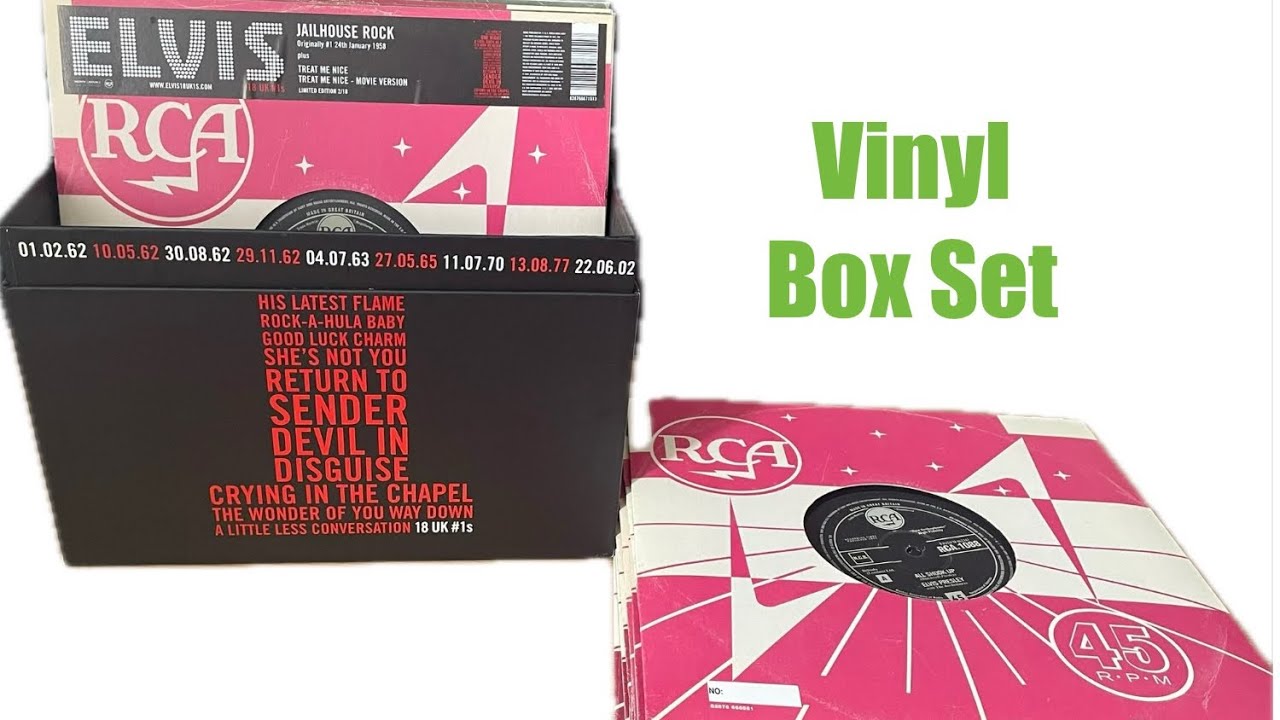 Elvis Presley - Vinyl Box Set UK Number 1 Unboxing Review Record Collection  #elvispresley #vinyl