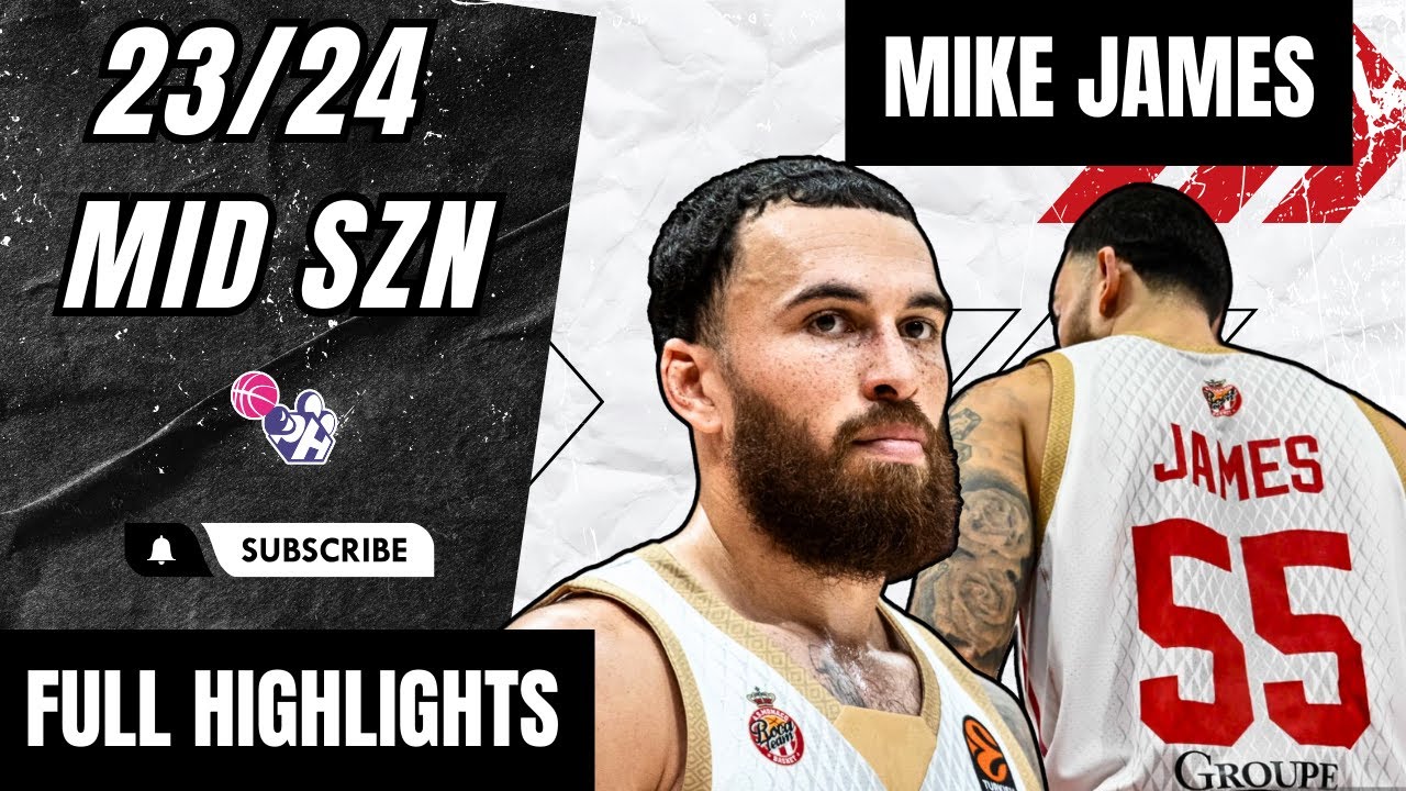 Mike James playing MVP type of Basketball [Highlights 2023/24] || France Euroleague || AS Monaco