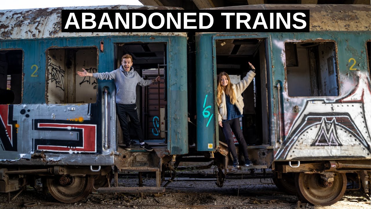 EXPLORING AN ABANDONED TRAIN GRAVEYARD (Thessaloniki train cemetery)