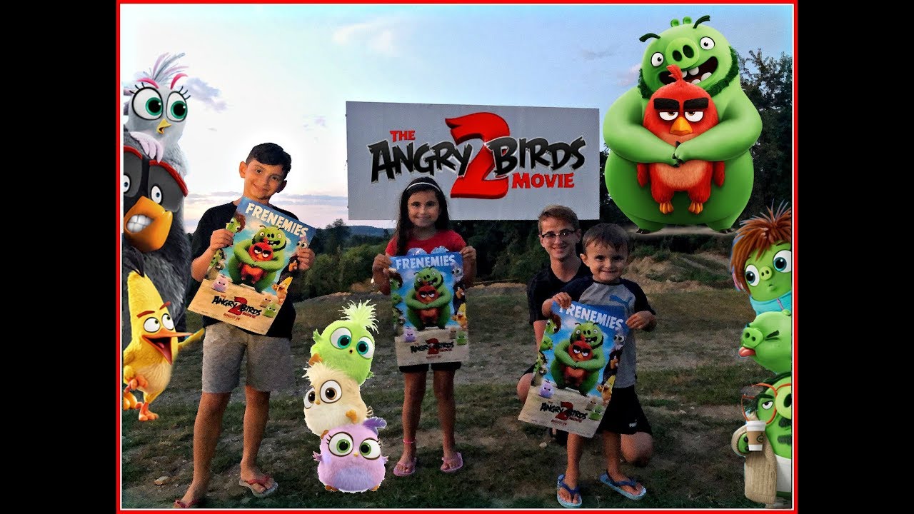 ANGRY BIRDS 2 Movie Vlog at Drive-In Movie Theater!! Target Toy Hunt!