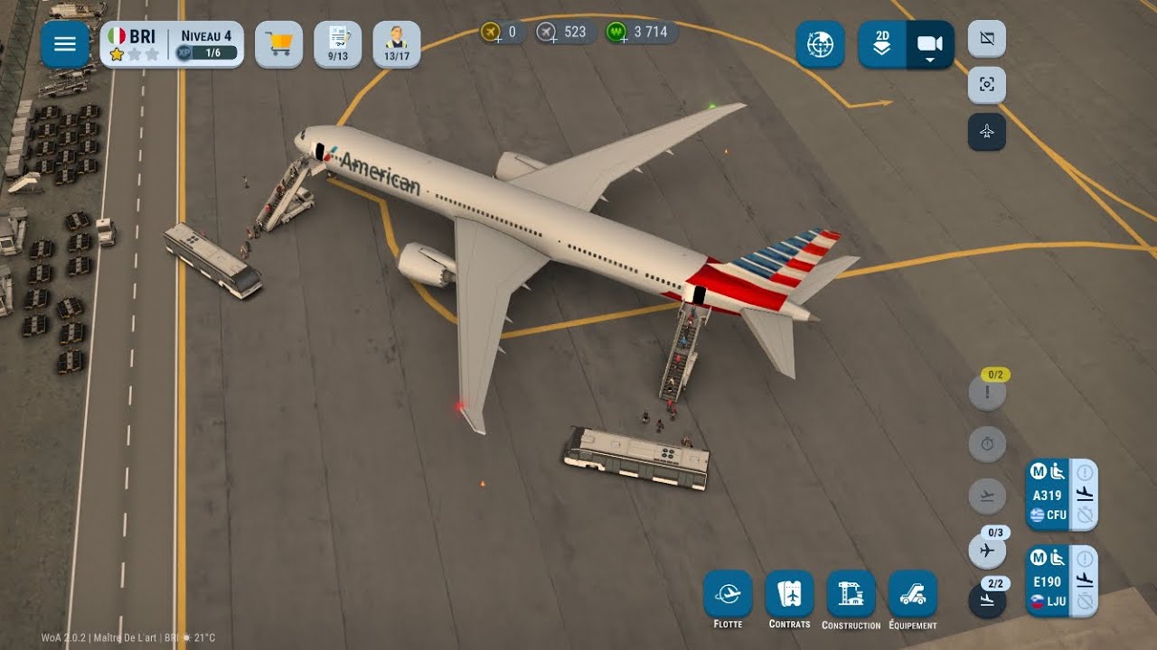 World of Airport FR - #1 DÉCOUVERTE, ROAD TO MAX #BRI
