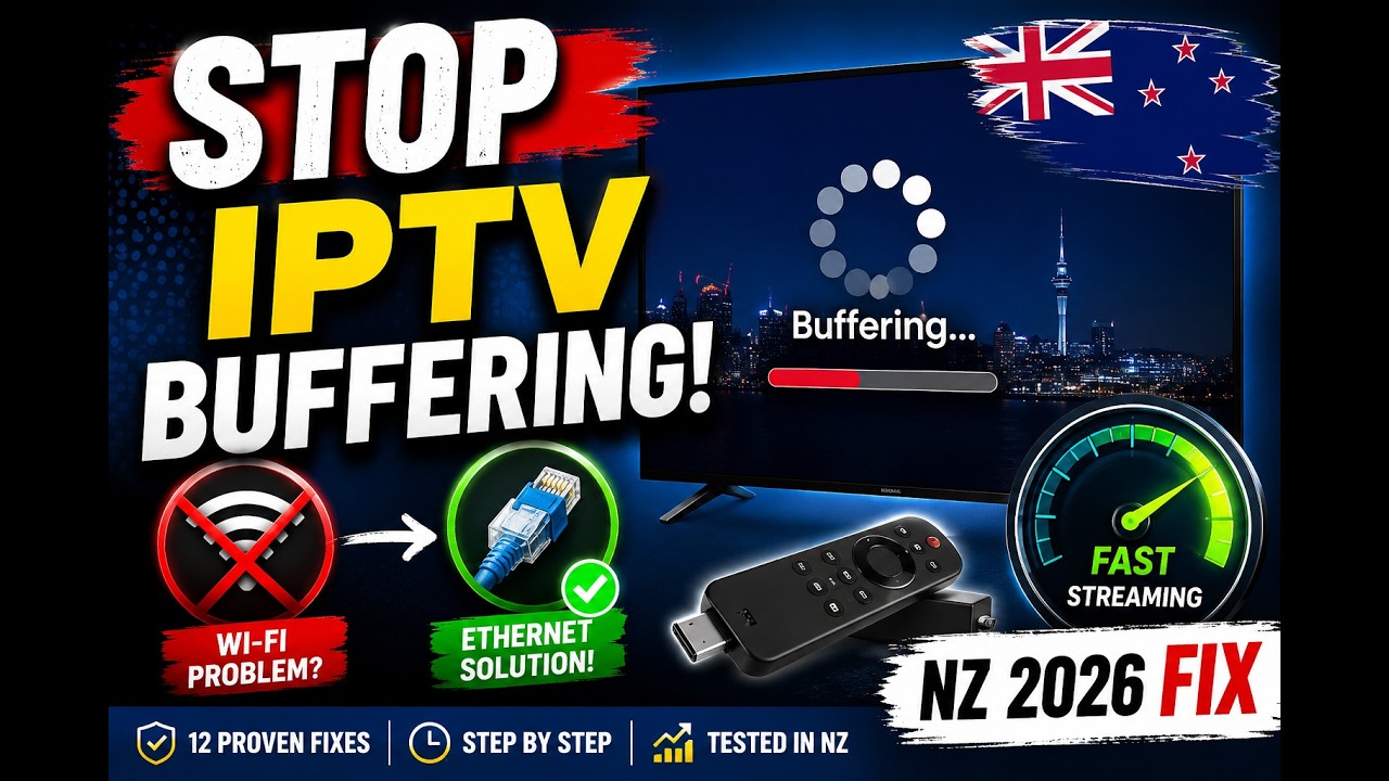 IPTV Buffering Fix NZ (2026) &ndash; 12 Proven Fixes for Spark NZ, One NZ & Chorus UFB
