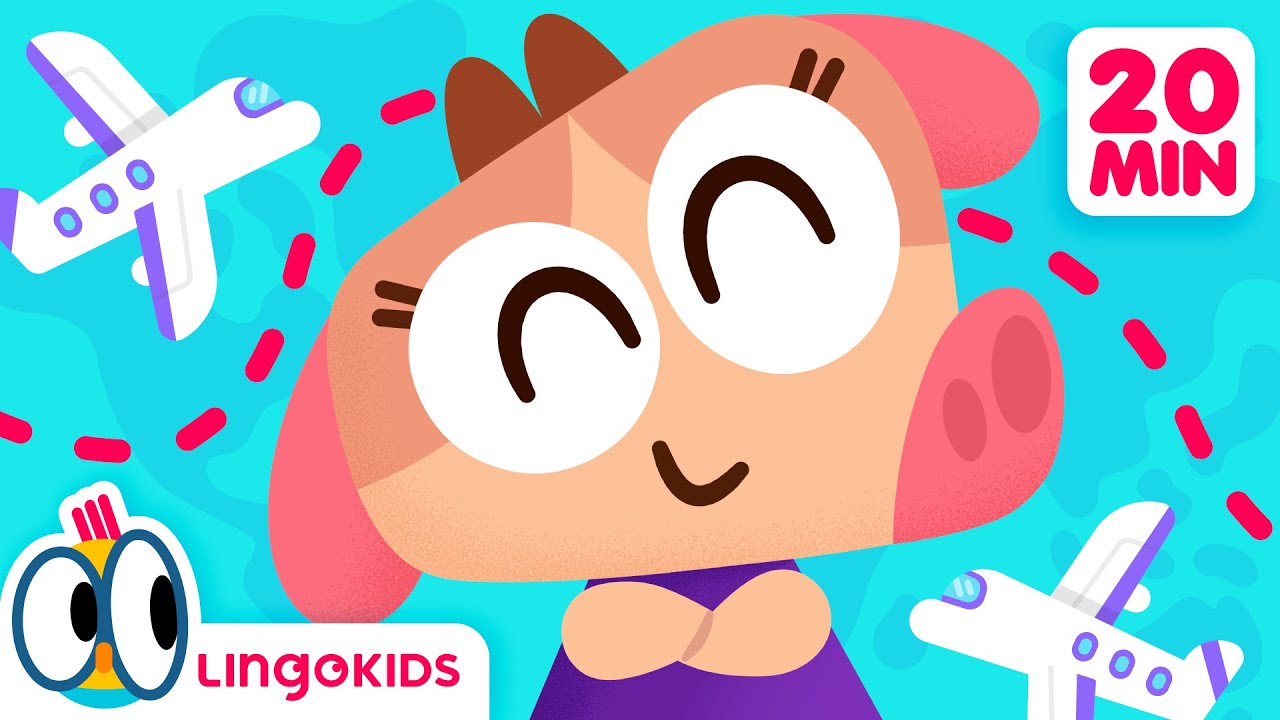 Journey with Us! ✈️ PLACES AROUND THE WORLD 🌎🎶 Lingokids Songs