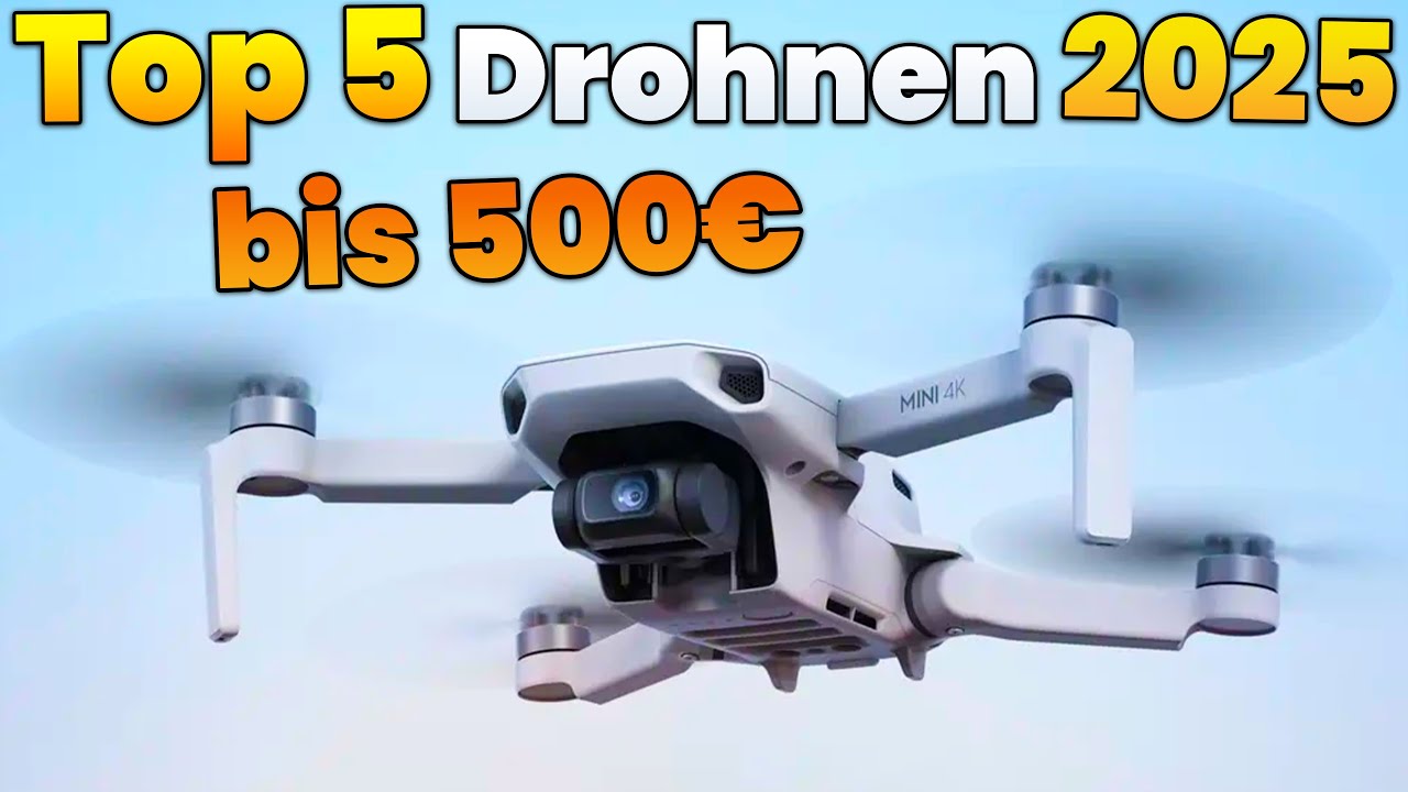 Beste Drohnen unter 500€! ★ Drohnen mit Kamera (TOP 5) Quadrocopter Vergleich (2025)