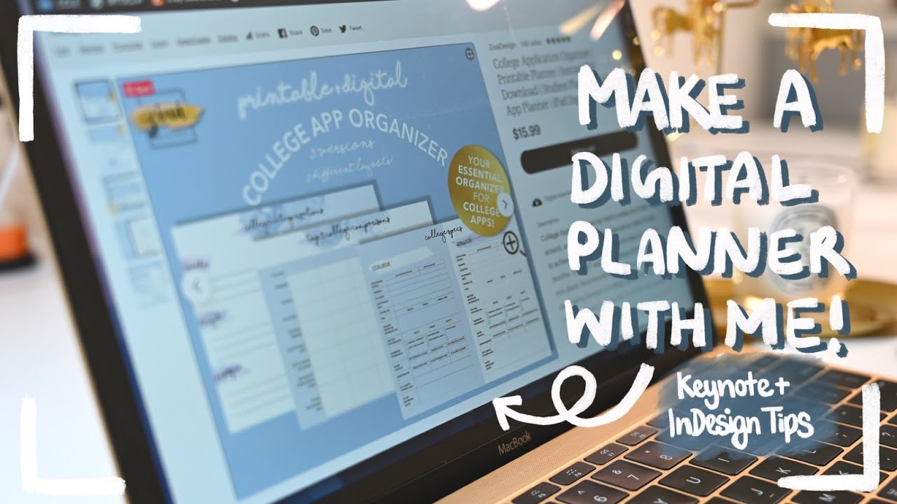 Make a Digital Planner in Keynote with Me 🖌+ Creating Thumbnails for Etsy | 跟我一起用 Keynote 做電子手帳 👩🏻&zwj;💻