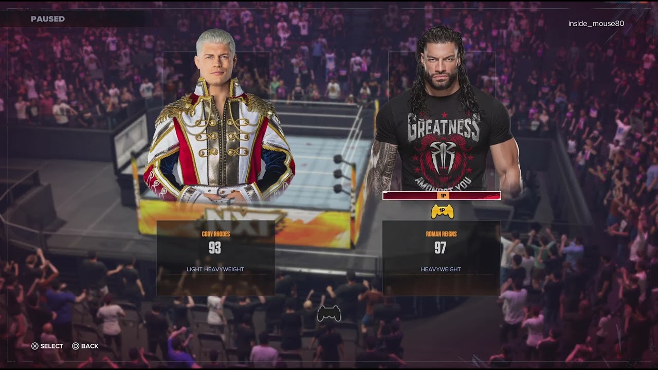 WWE 2K24 ROMAN VS CODY