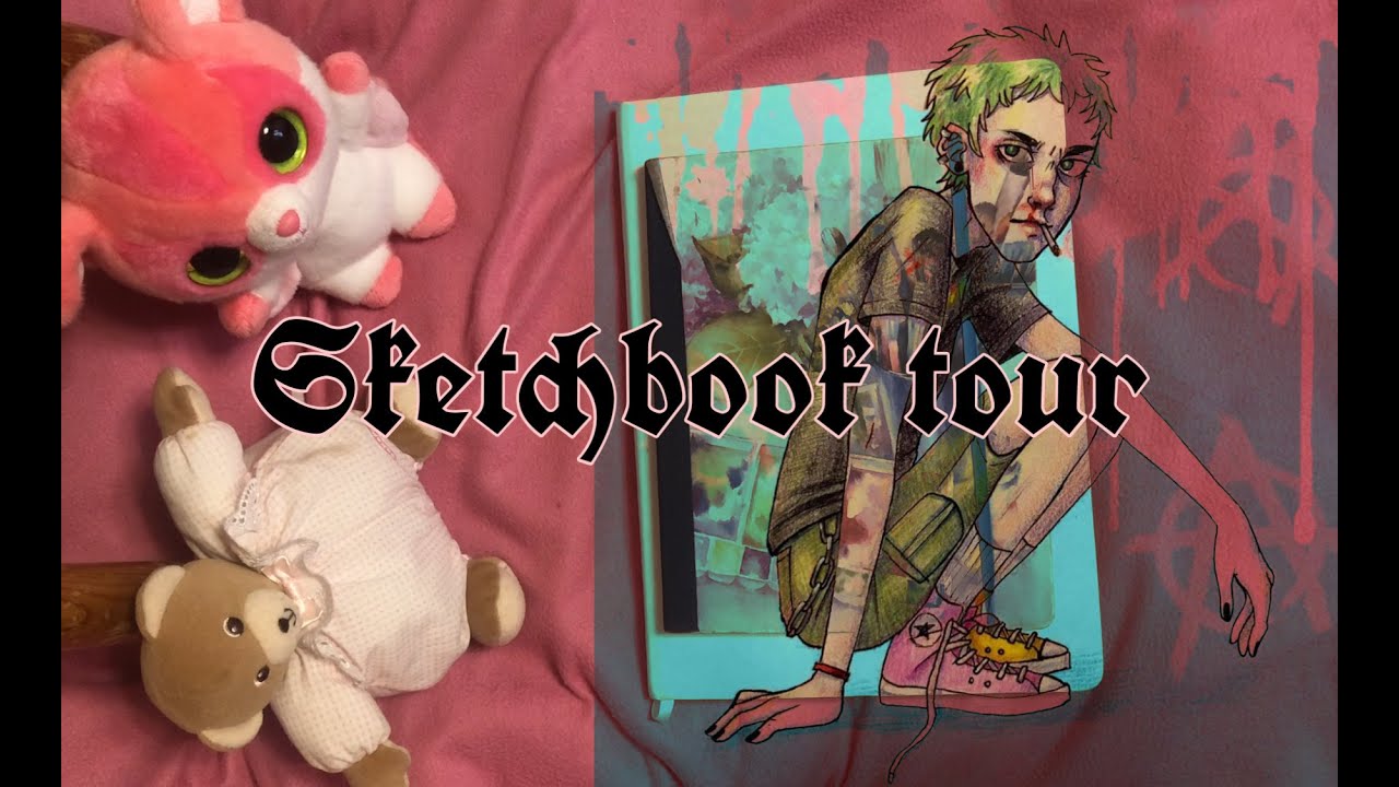 Обзор скетчбука // Sketcbook tour // Sketchbook review // Gorillaz