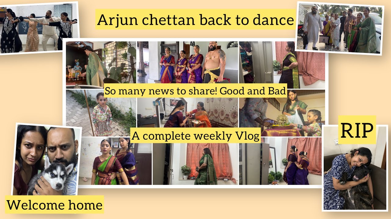 A weekly vlog | Sowbhagya Venkitesh