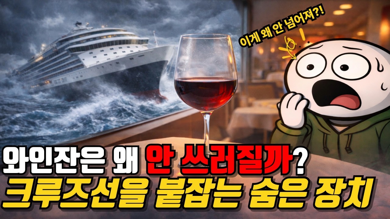 와인잔이 안 쓰러지는 진짜 이유 | 크루즈 안정기의 비밀