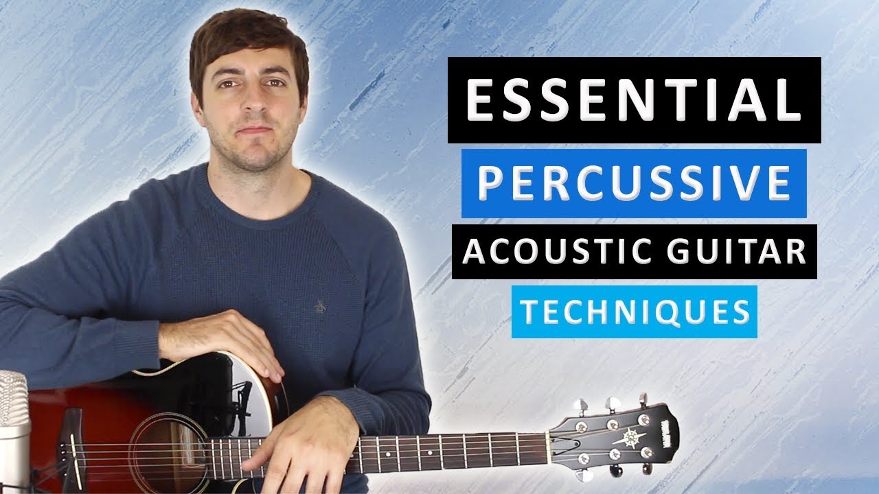 Percussive Acoustic Guitar lesson (Adding the Snare & Bass Drum)