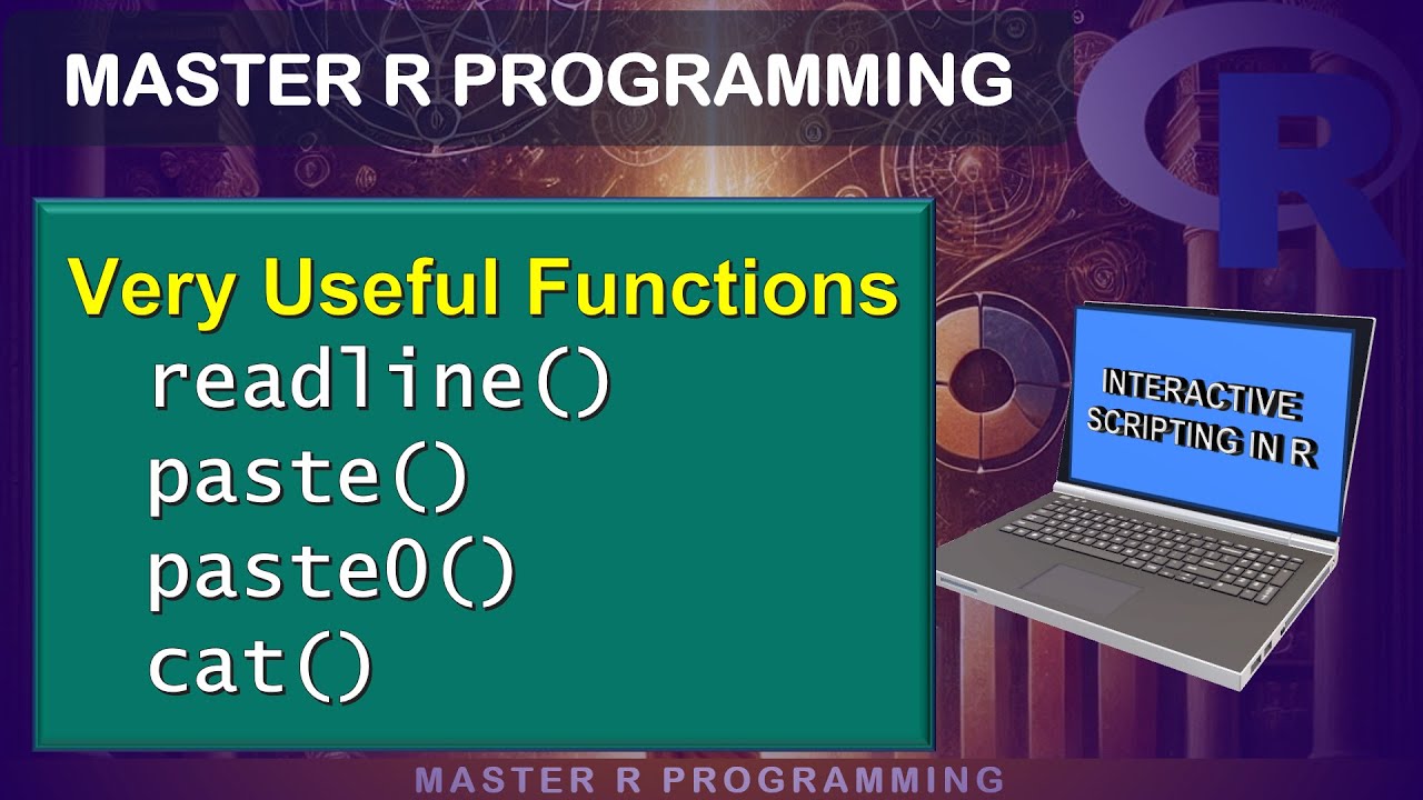 Talk to Your R Codes! Mastering `readline()`, `paste()`, `paste0()`, and `cat()` Functions