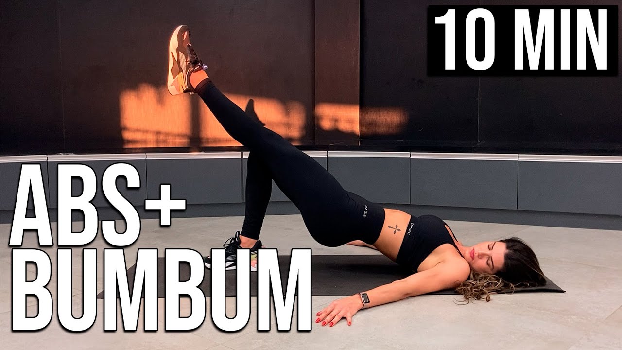 10 Min ABS & BUMBUM Treino HIIT para Tonificar  | Intenso | Em Casa | Sem Equipamento
