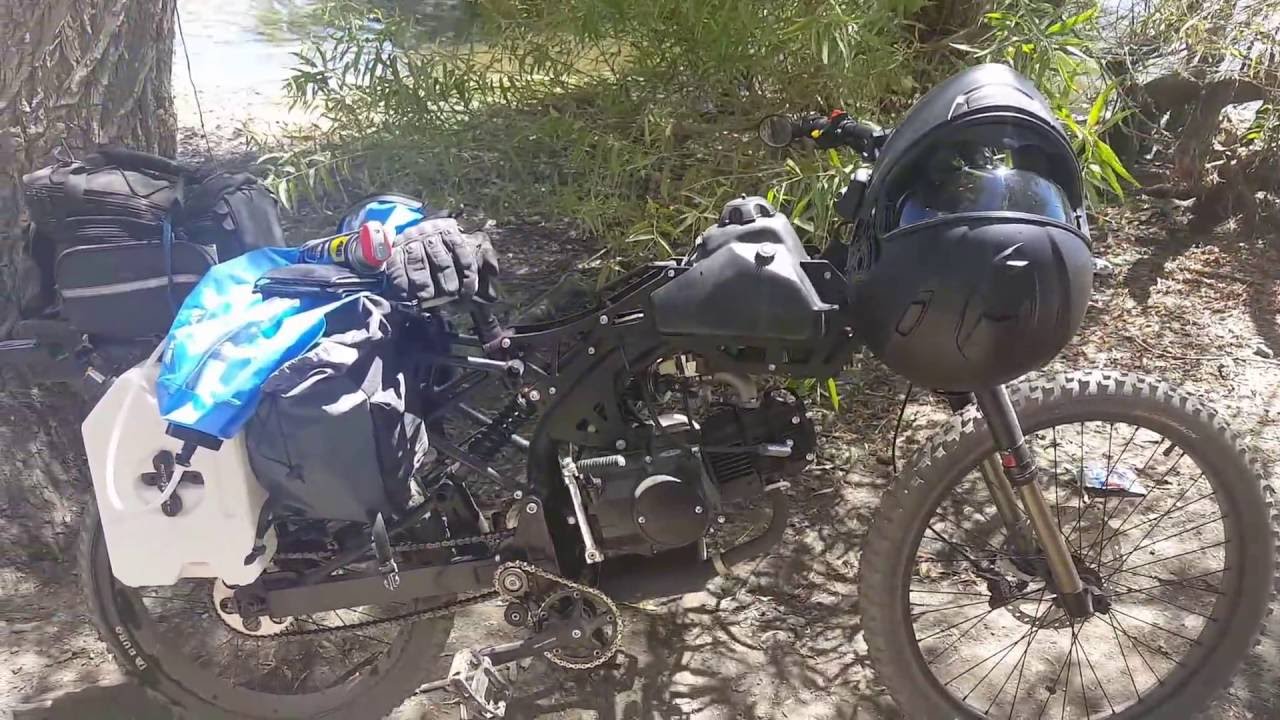 Motoped Survival 125cc with Bug Out Kit
