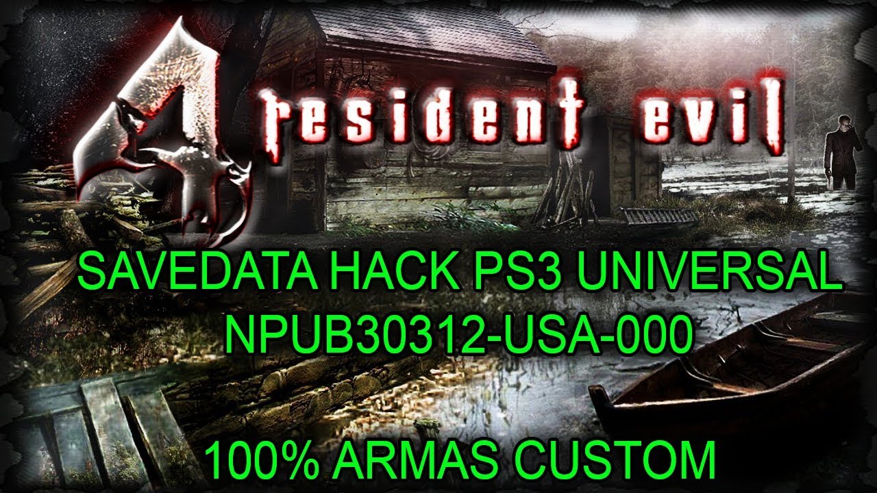 Resident Evil 4 Hack PS3 - Savedata Universal Modificado ( Download )