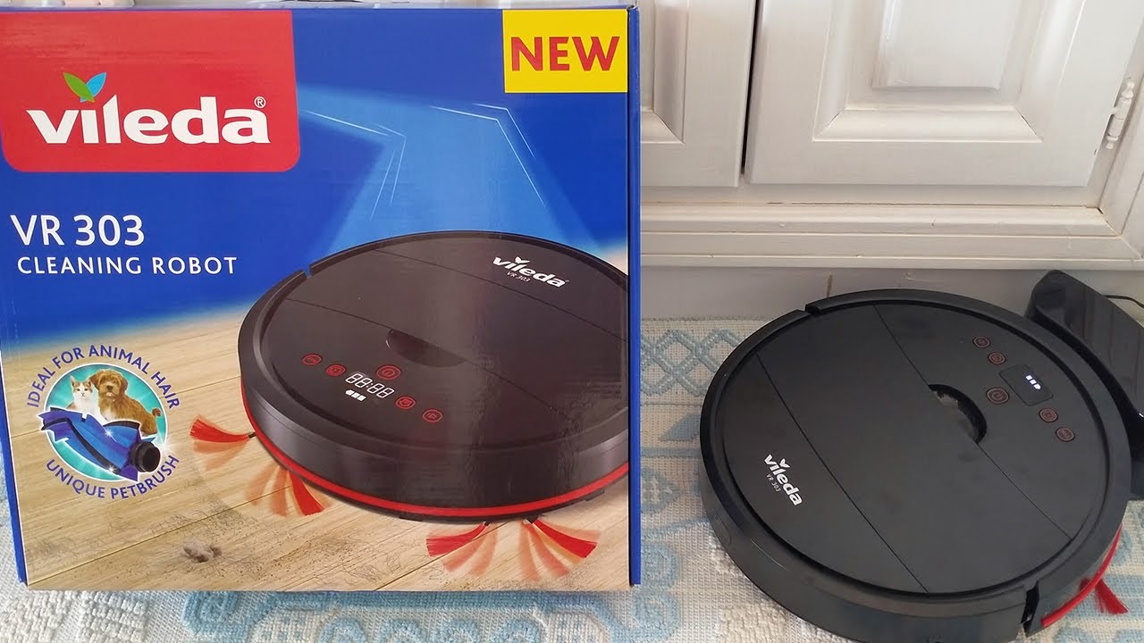 Review Recensione LIDL Cleaning robot Vileda VR 303 pulire pulizia pulizie vacuum VR303