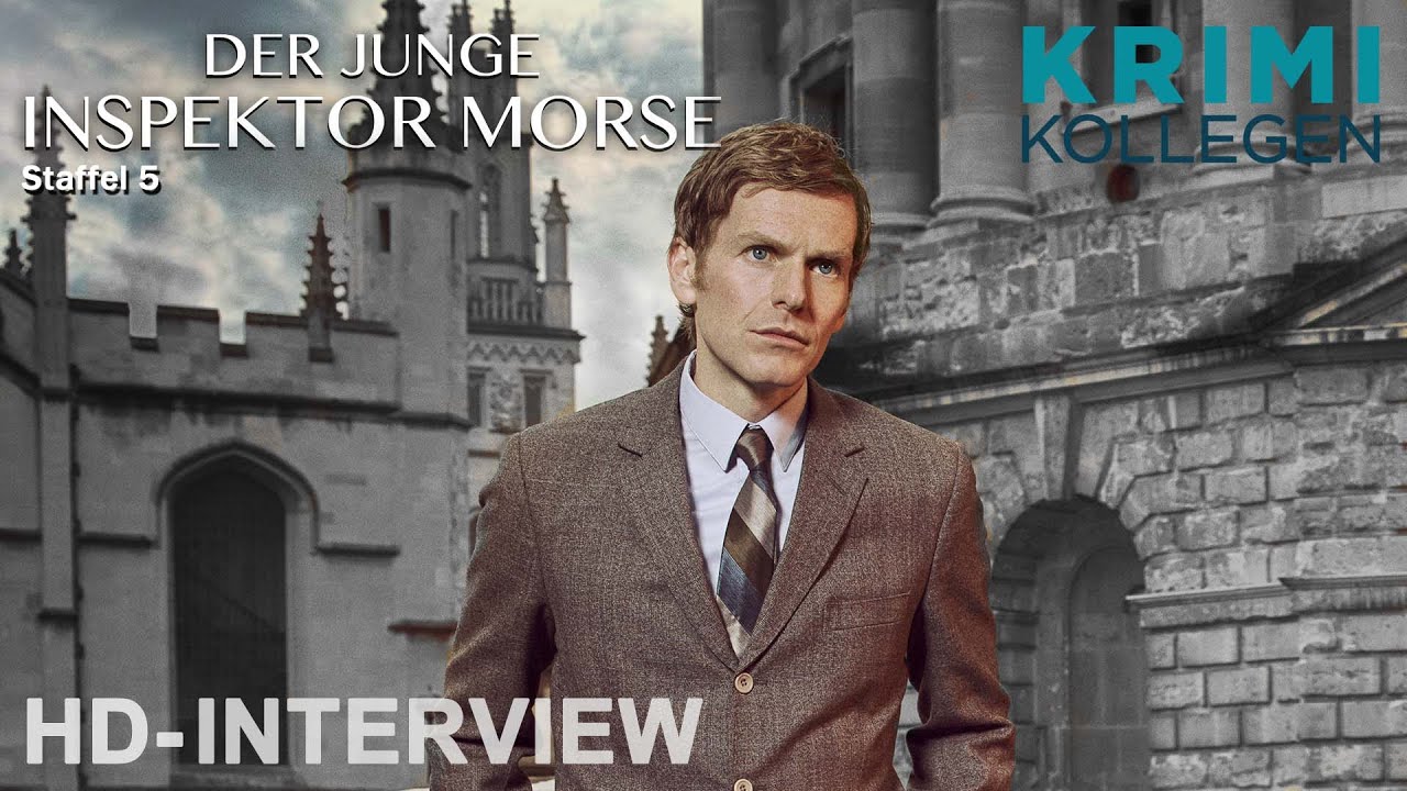 DER JUNGE INSPEKTOR MORSE - Staffel 5 - Interview mit Shaun Evans [HD] - KrimiKollegen