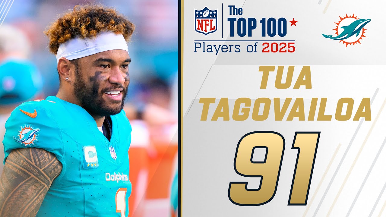 91: Tua Tagovailoa (QB, Dolphins) | Top 100 Players of 2025