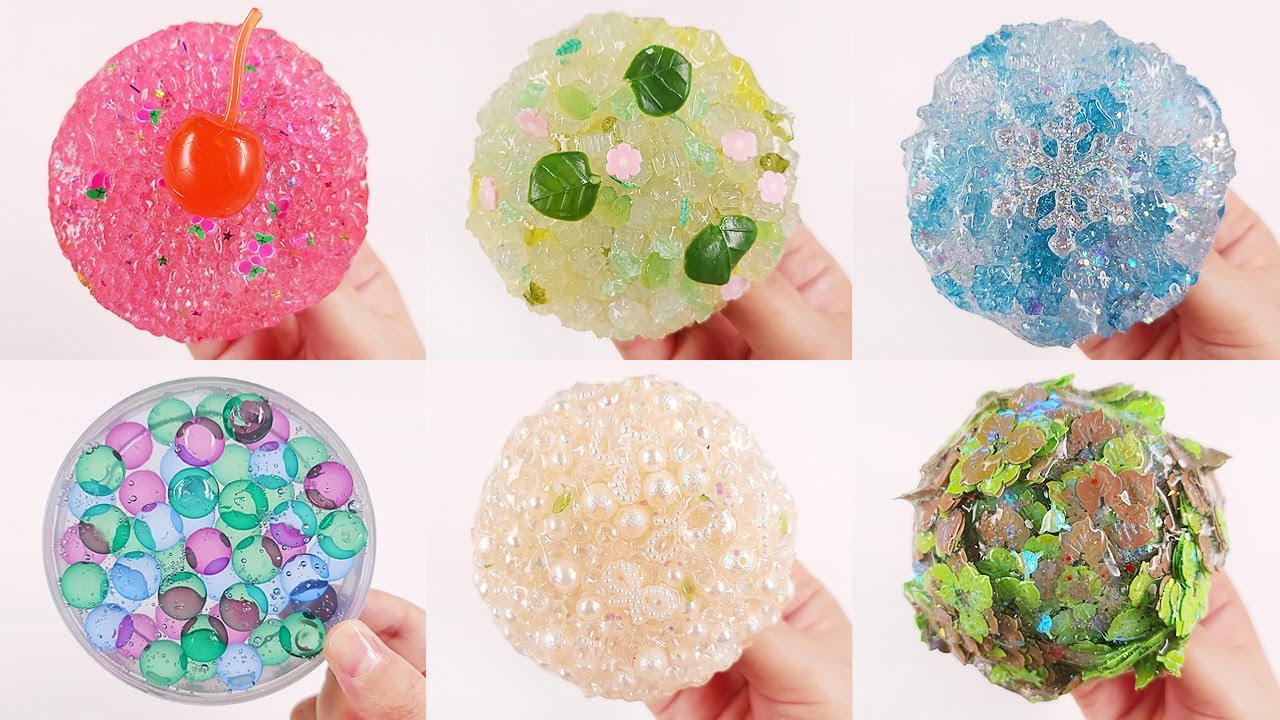 [ASMR] Случайная коробка Pong Slime Crunch | Корейская слизь