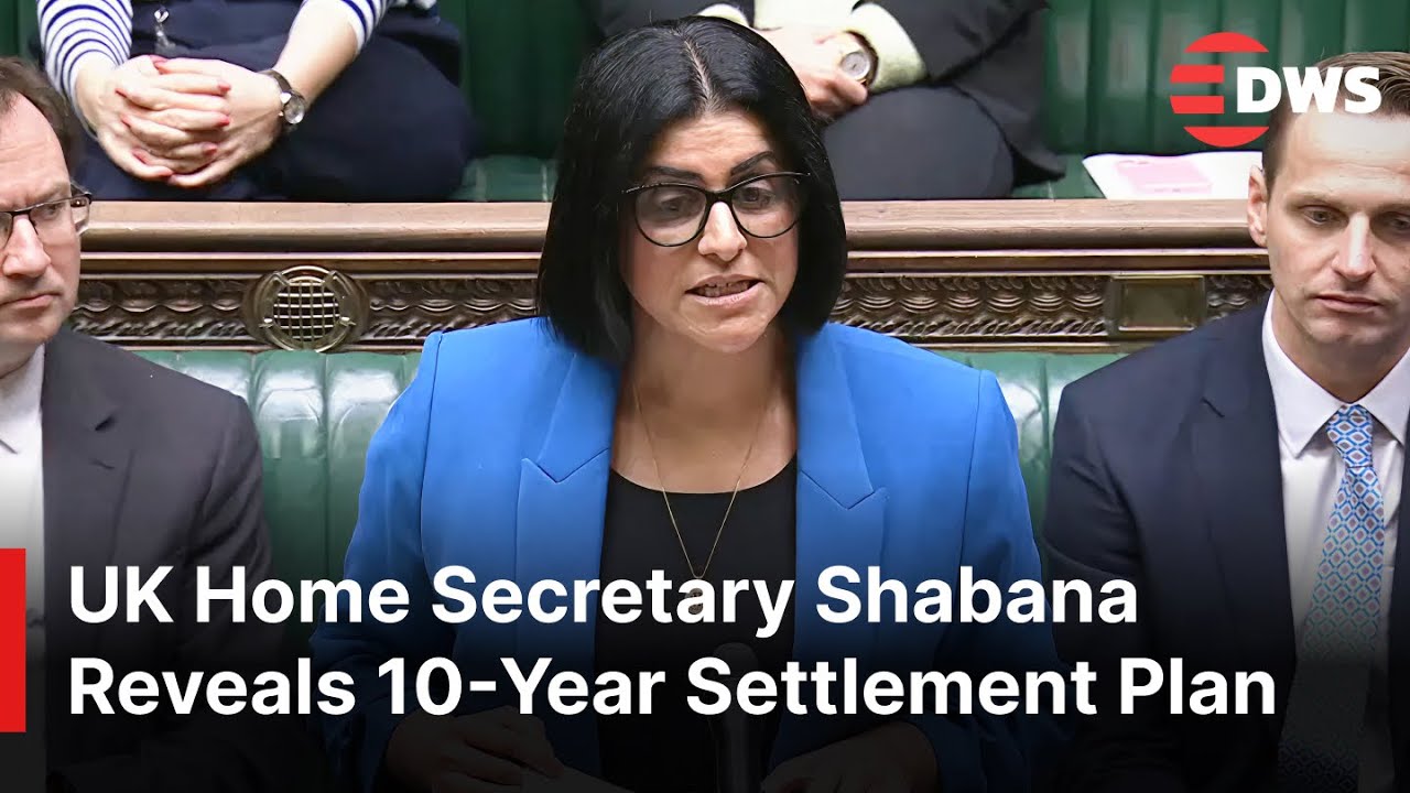 BREAKING NEWS: UK Home Secretary Shabana Mahmood Reveals 10-Year Settlement Plan | AC1E