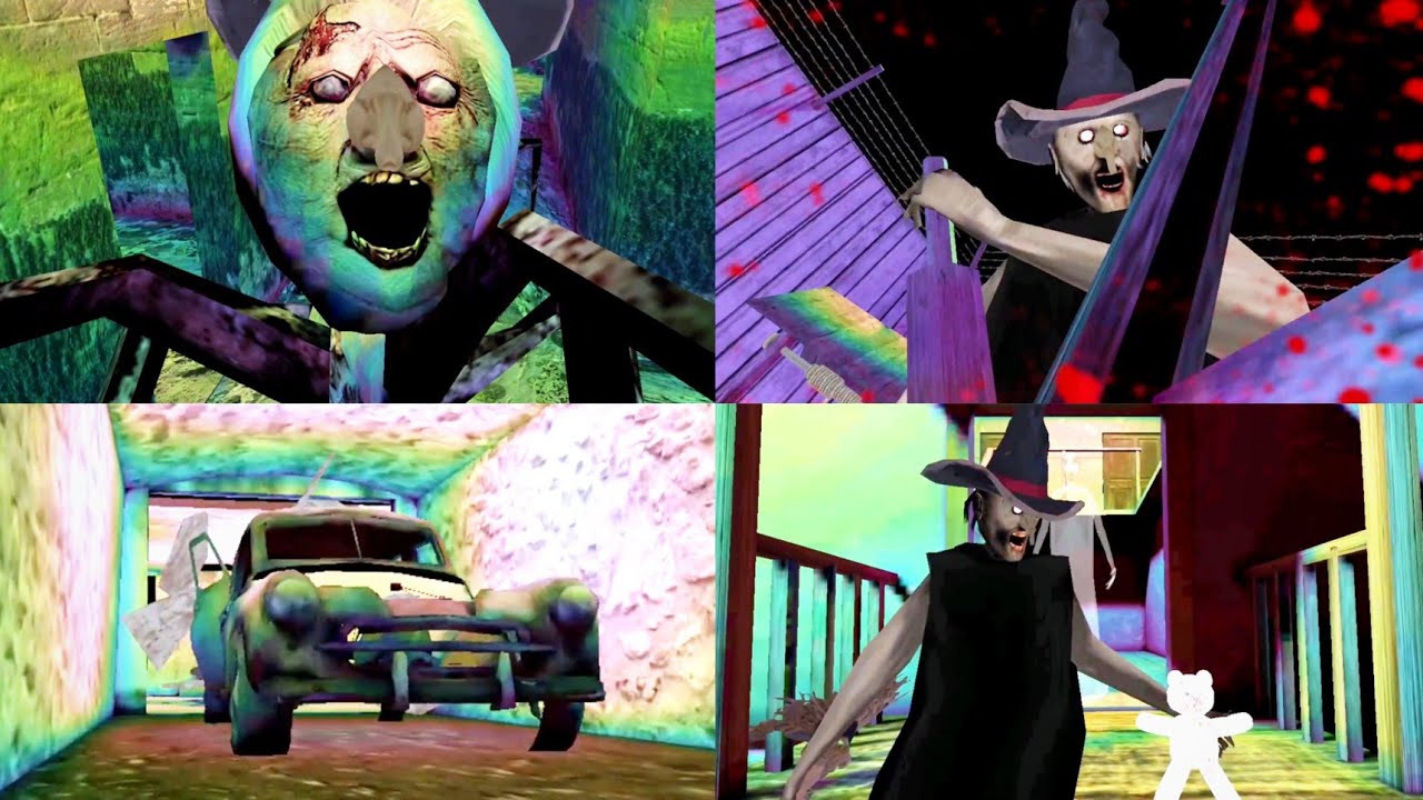 Granny New Update 1.8.6 Halloween All 8 Endings