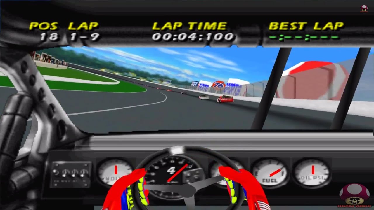 Gameplay: Nascar 99 (Nintendo 64)