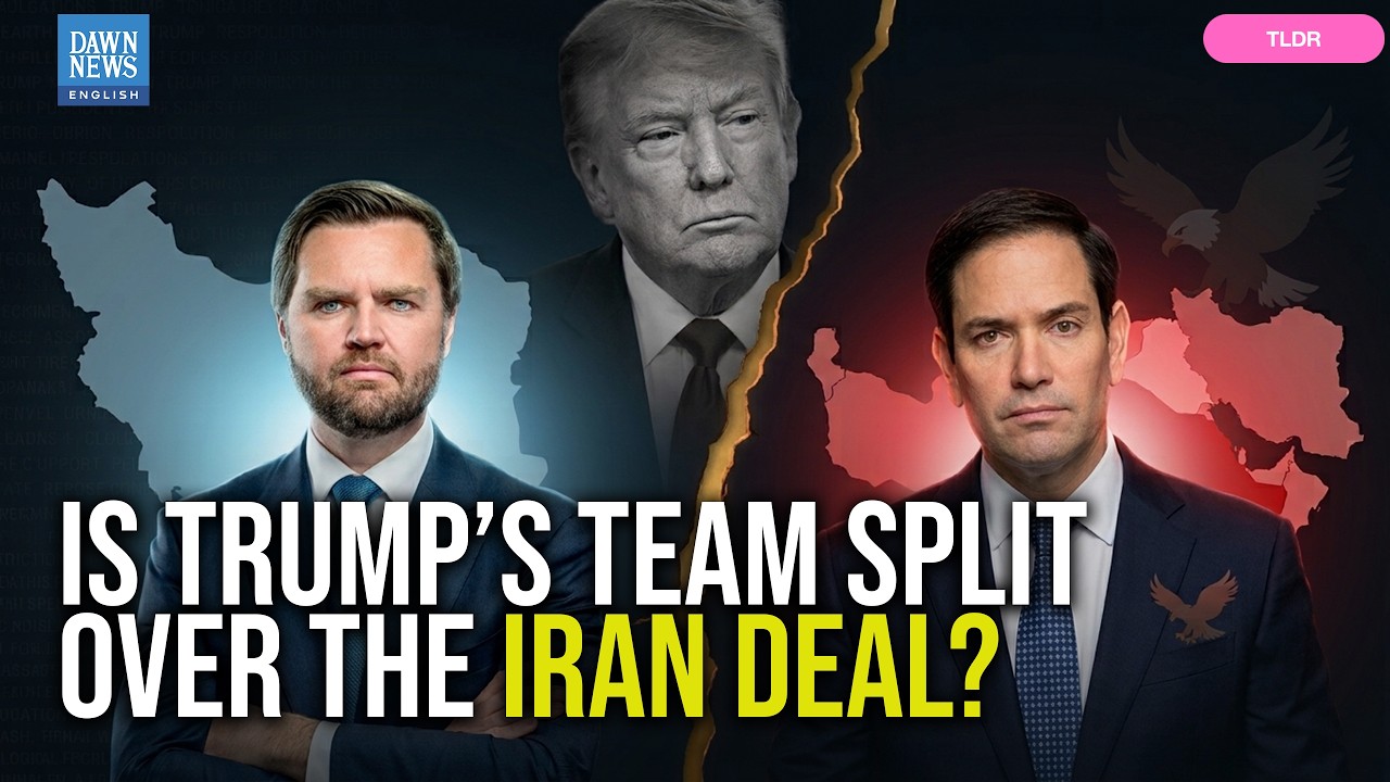 Is Trump&rsquo;s Team Split Over the Iran Deal? | JD Vance vs Marco Rubio | Dawn News English