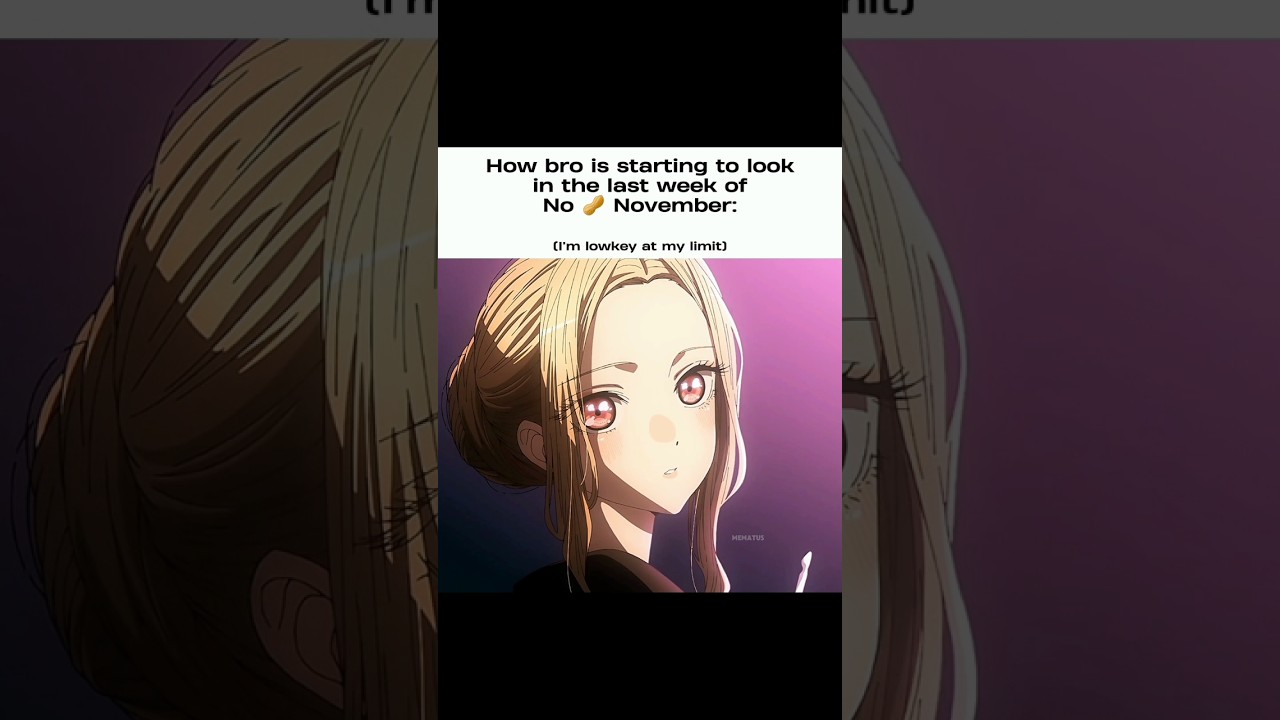 POV: How bro starts to look in the last week of November #anime #relatable #fypシ゚viral