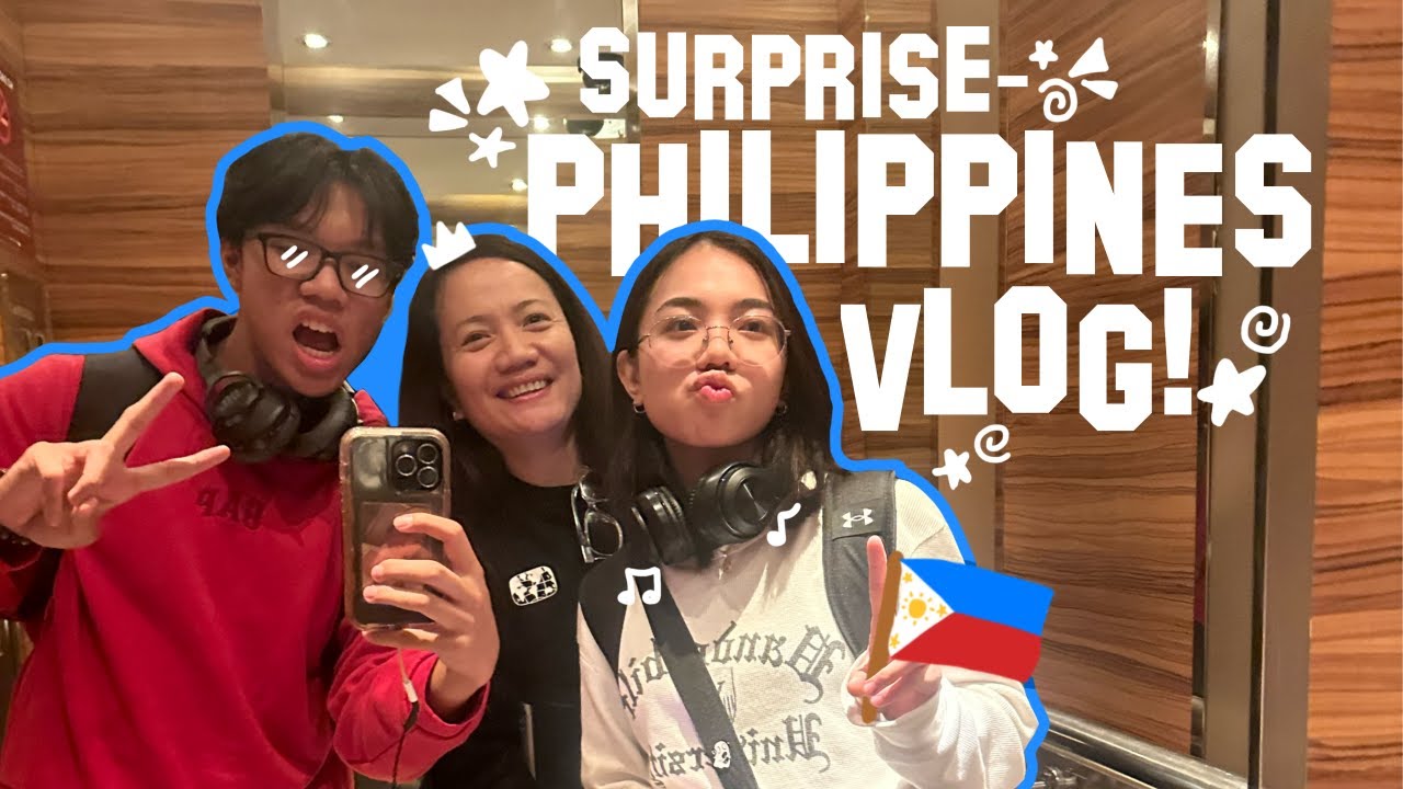 SURPRISING MY FAMILY IN THE PHILIPPINES!!! Philippines Vlog Ep. 1