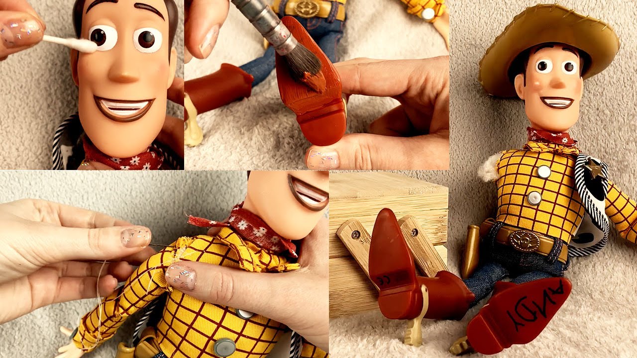 ASMR Woody Repair Toy Story (Whispered)