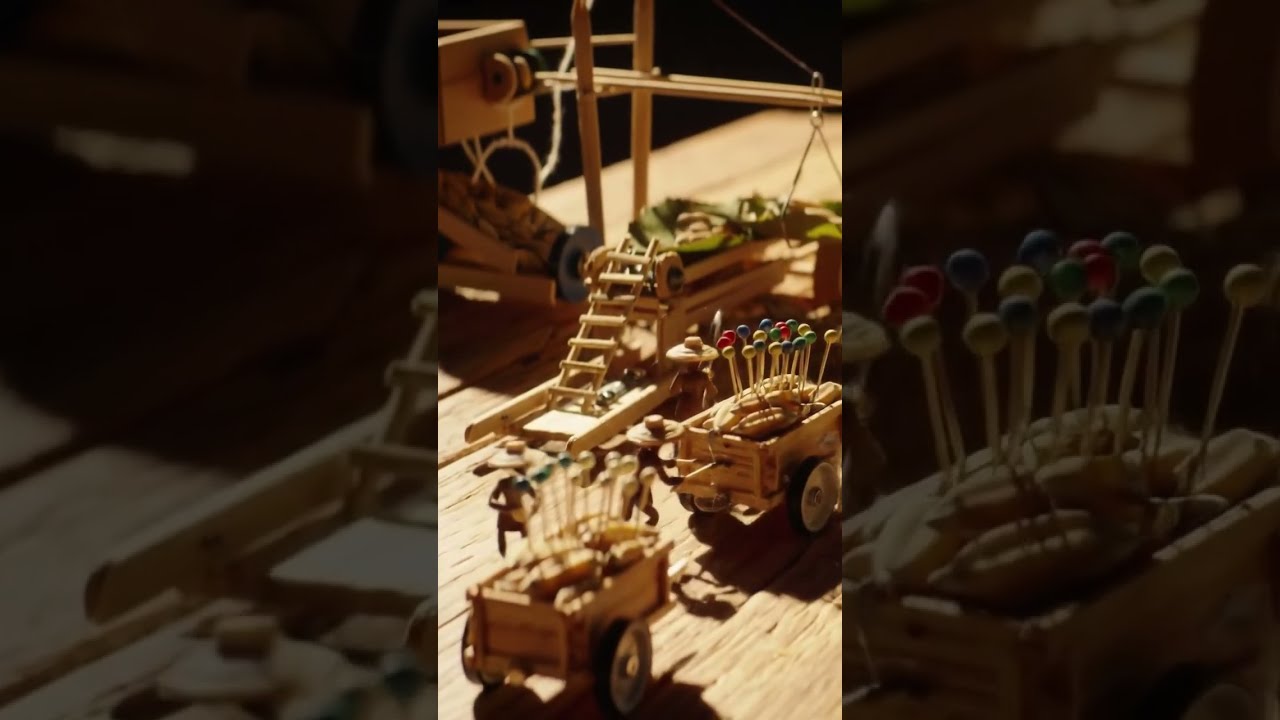 Tiny Farmers Harvest Giant Rice Grains – Teamwork in Miniature World  