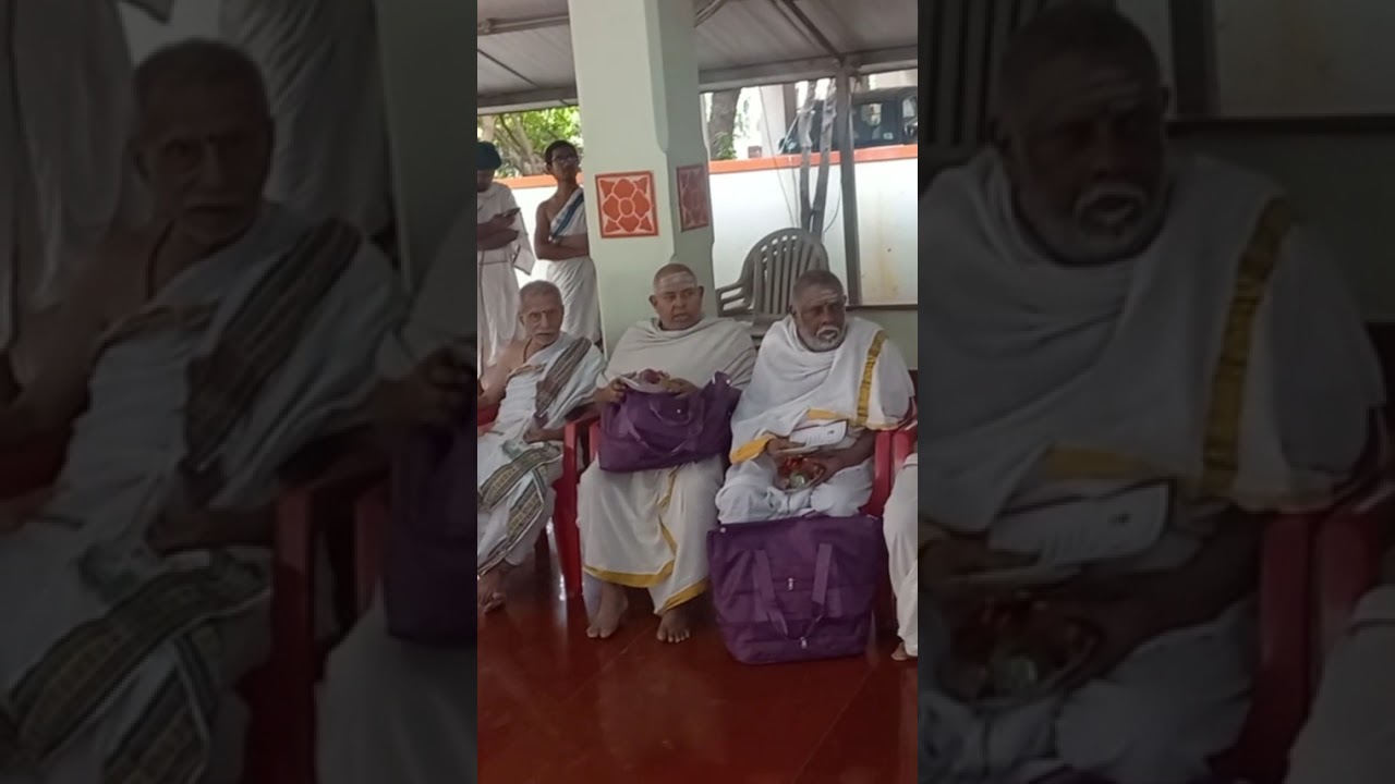 Felicitation to Pandits - Sri GnanAmruta Vakyartha Vidwat Sabha 2025