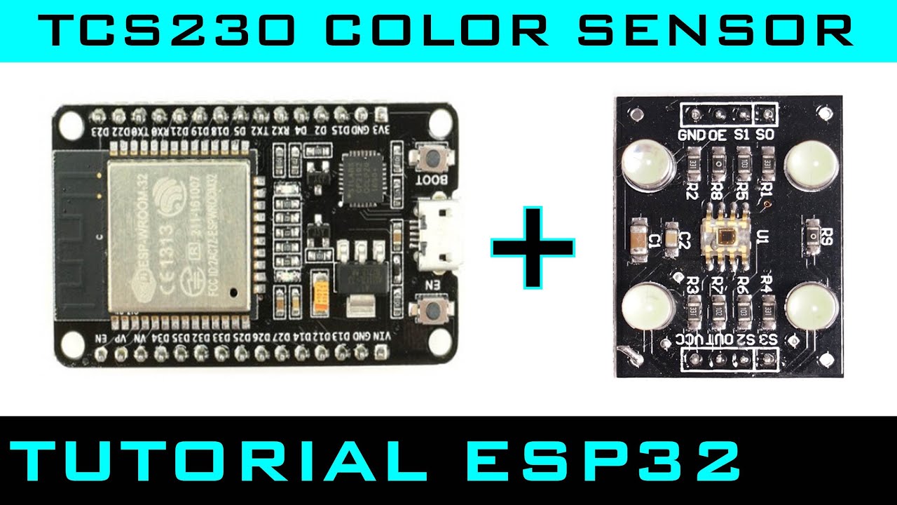 TCS3200 TCS230 Color Sensing Tutorial with ESP32 #diy #tutorial #esp32 #arduino #tcs3200 #color