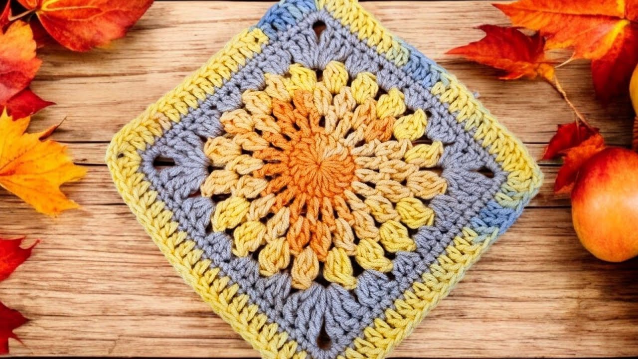 Tığ İşı Güz Motif Yapımı