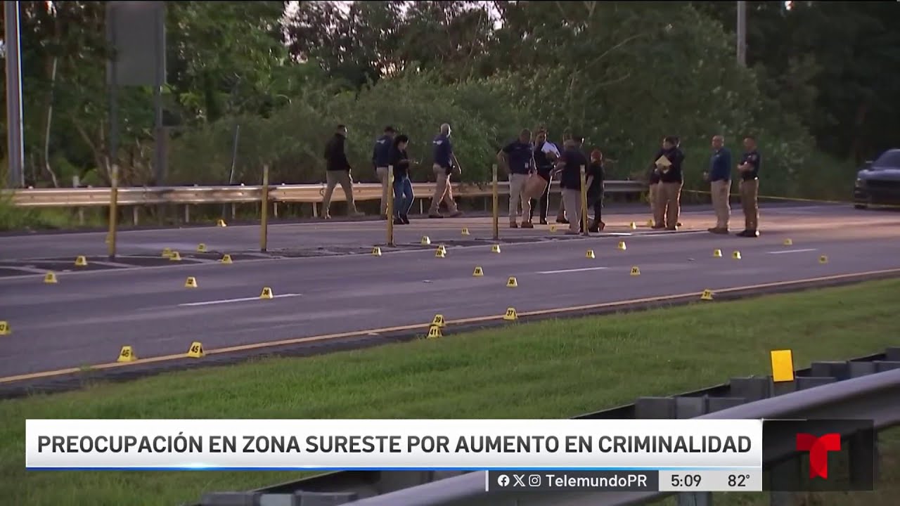 Preocupación por aumento en la criminalidad en el este de Puerto Rico