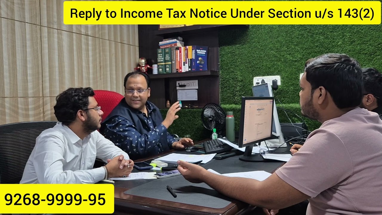 Reply to Income Tax Notice u/s 143(2)!!! Explained!!!