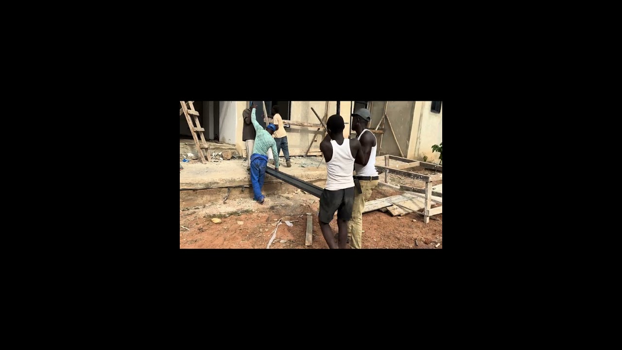 Building In Ghana | Custom Pivot Door Finally installed! The Door That Led To BCS Being Born