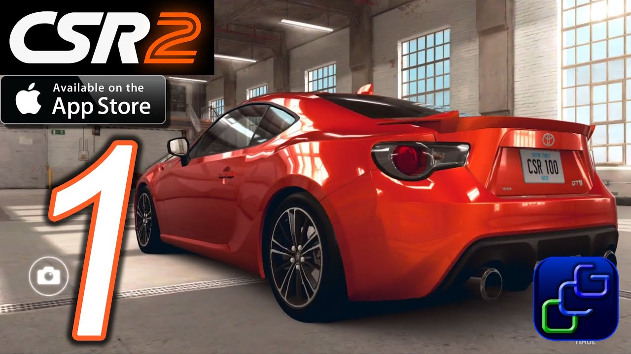 CSR Racing 2 iOS Walkthrough - Gameplay Part 1 - Crew Battle, 1 Ladder, Live, Tutorials