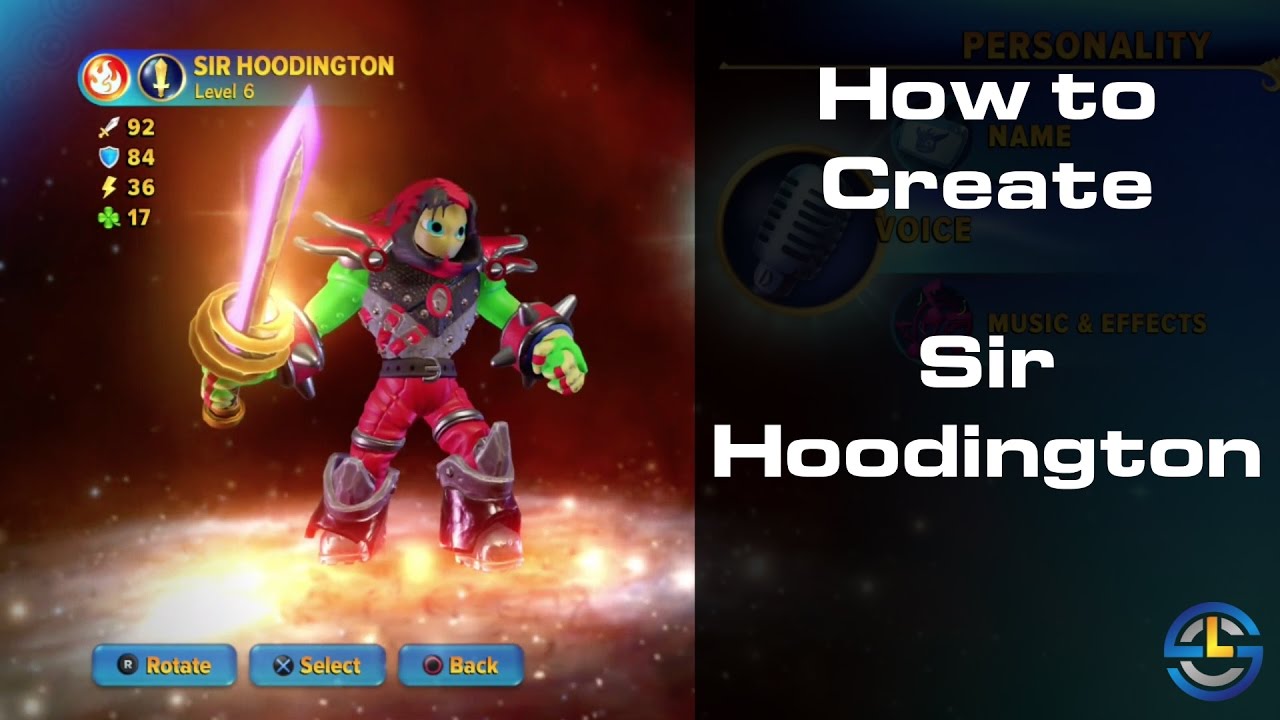 Skylanders Imaginators - How to Create Sir Hoodington