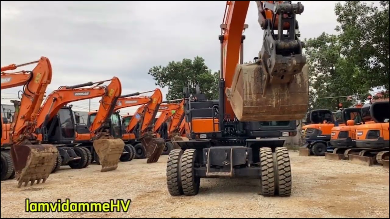 Bán máy xúc DX140 nhập khẩu từ Hàn Quốc #lamvidammehv