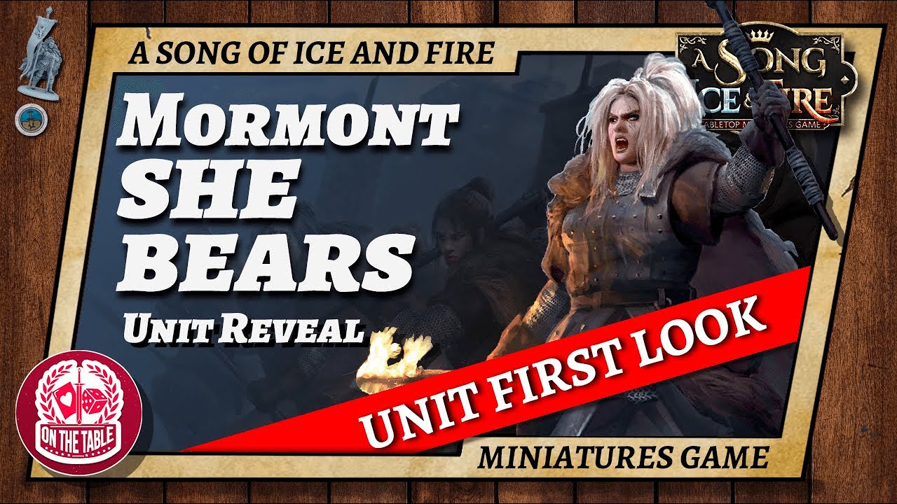 Revealed! House Mormont She Bears Reveal for ASOIAF TMG!