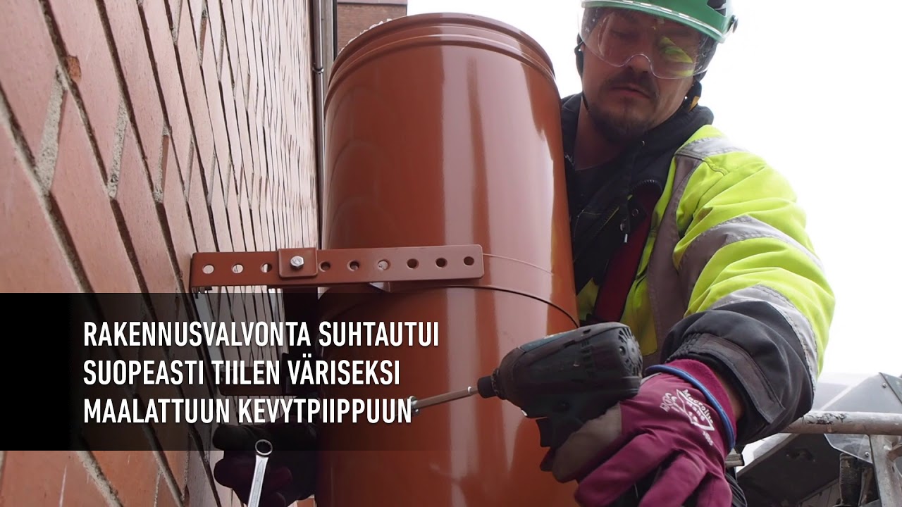 Teollisuuspiipun asennus - Eskon Oy / Schiedel Oy