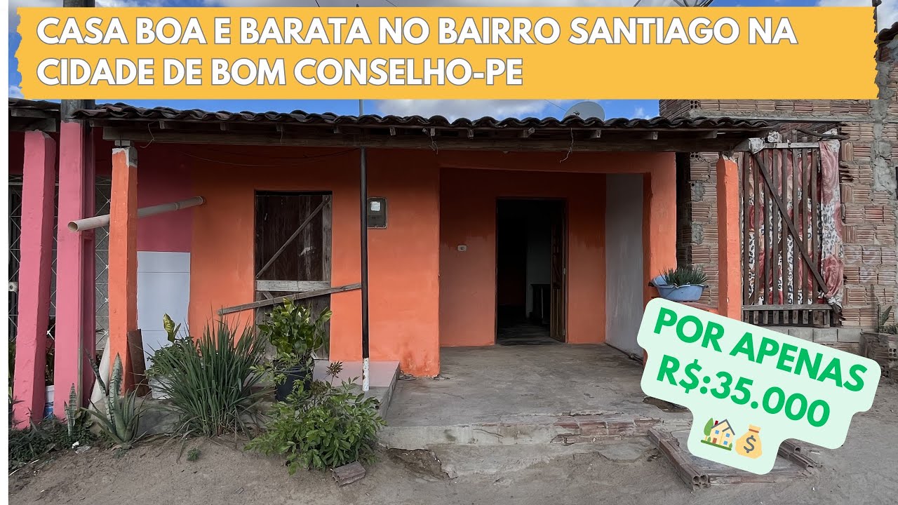 🏠 CASA BOA E BARATA POR APENAS R$:35.000 💰